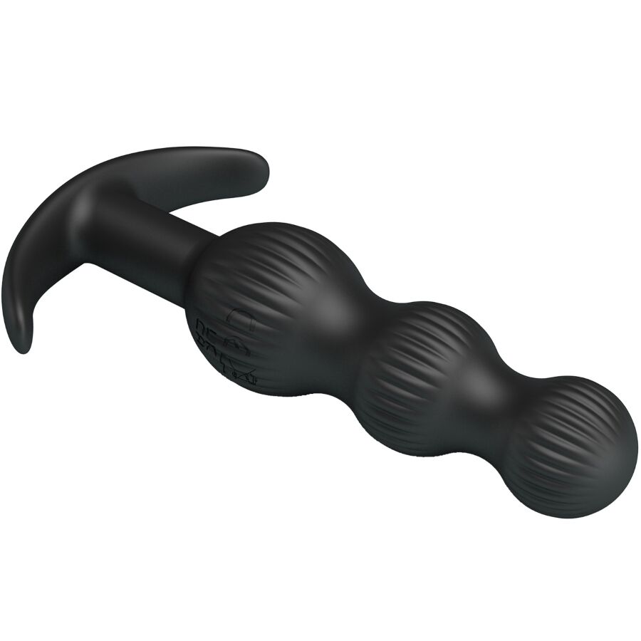 PRETTY LOVE - SIDNEY VIBRADOR ANAL 10 VIBRACIONES NEGRO - Imagen 6