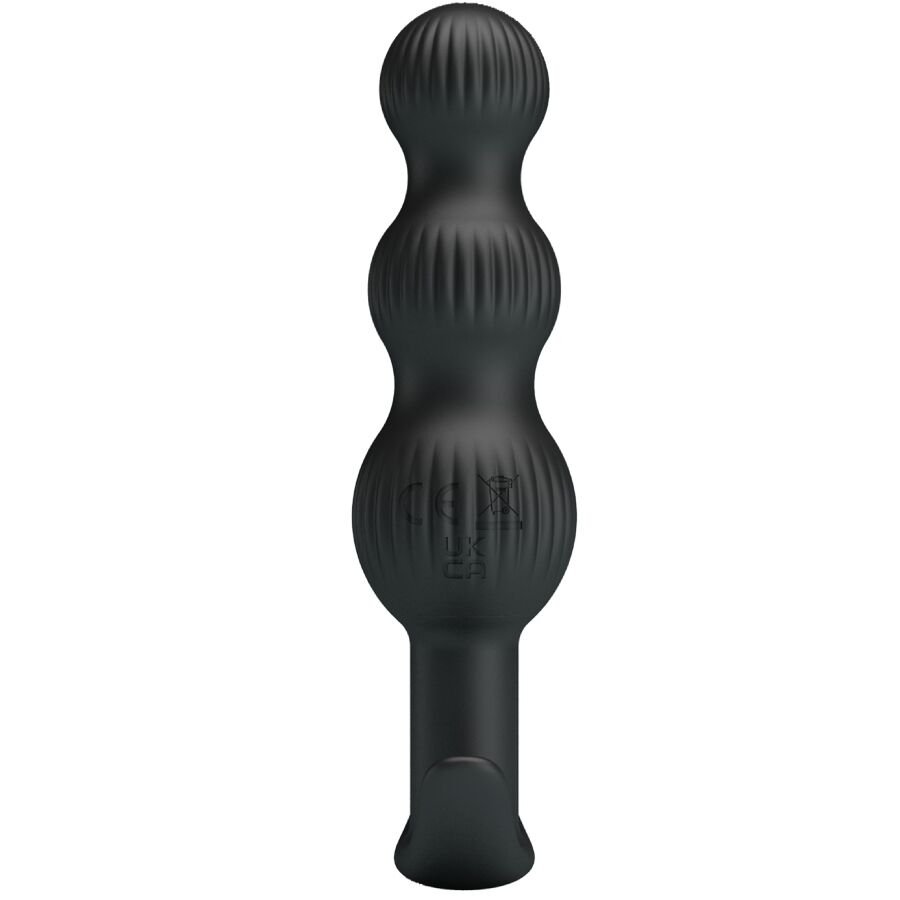 PRETTY LOVE - SIDNEY VIBRADOR ANAL 10 VIBRACIONES NEGRO - Imagen 3