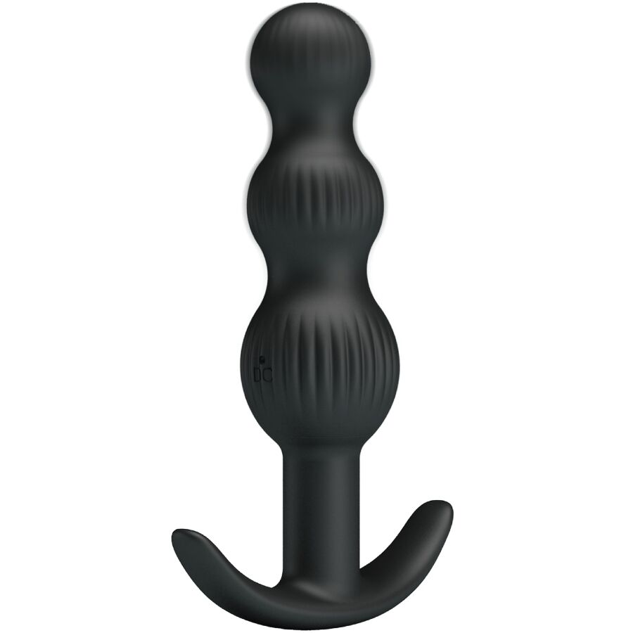 PRETTY LOVE - SIDNEY VIBRADOR ANAL 10 VIBRACIONES NEGRO - Imagen 2
