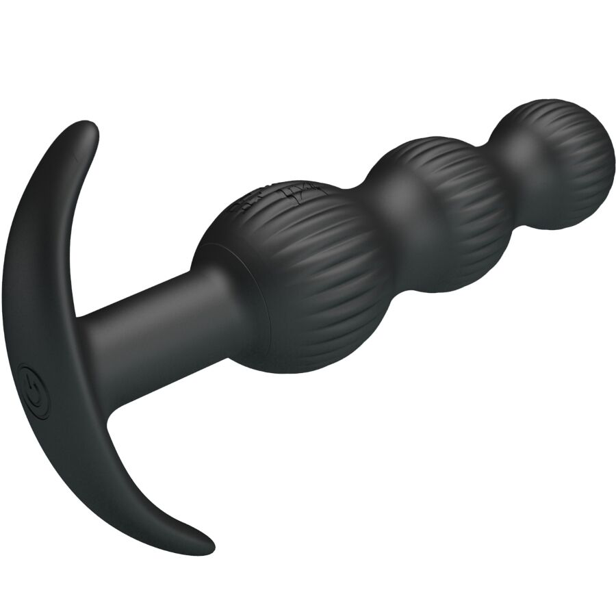 PRETTY LOVE - SIDNEY VIBRADOR ANAL 10 VIBRACIONES NEGRO - Imagen 4