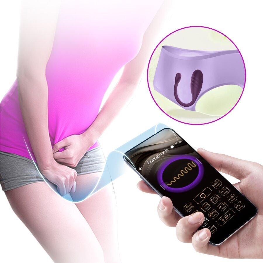 PRETTY LOVE - LEVIATHAN VIBRADOR CONTROLADO POR APP MORADO - Imagen 9