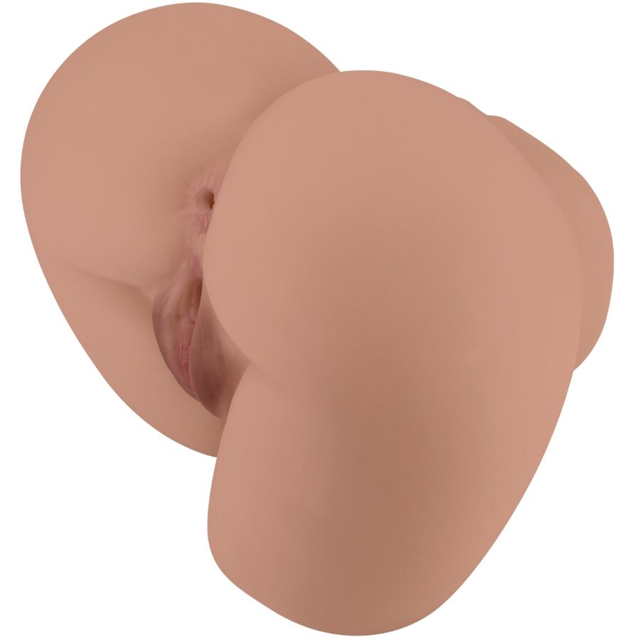 CRAZY BULL - BERNACE TRASERO VIBRADOR CON VAGINA Y ANO REALÍSTICO NATURAL CONTROL REMOTO - Imagen 3