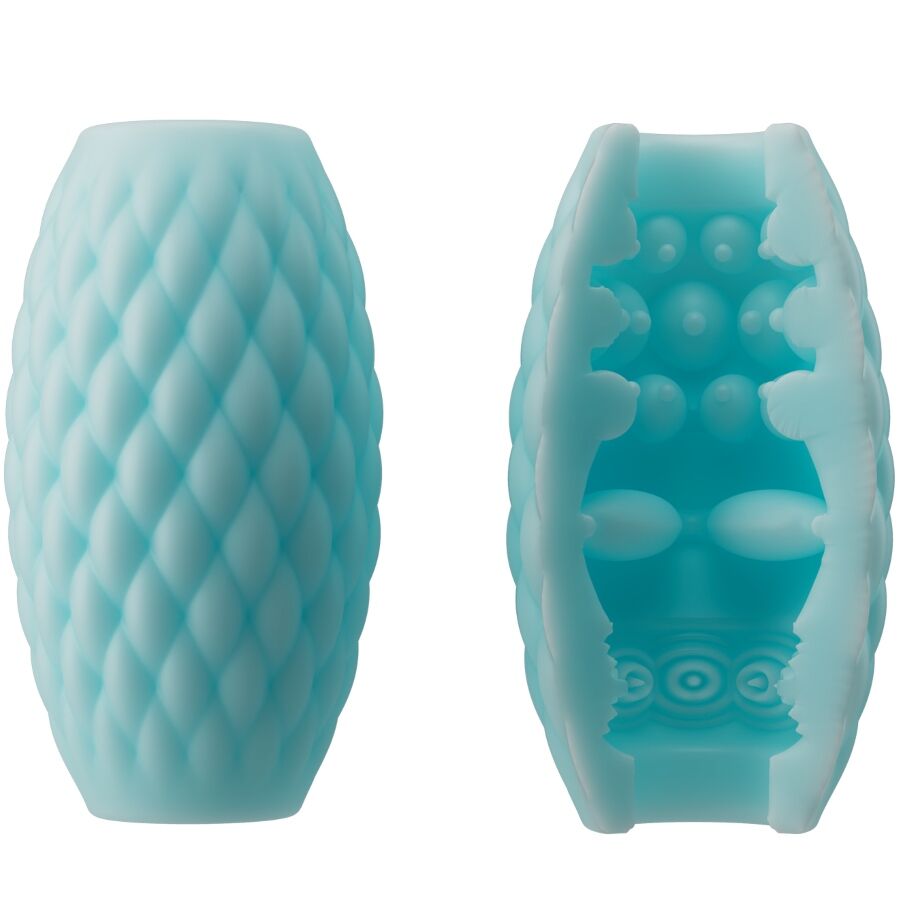 PRETTY LOVE - ATHENA EROS MASTURBADOR MASCULINO SILICONA CELESTE - Imagen 2