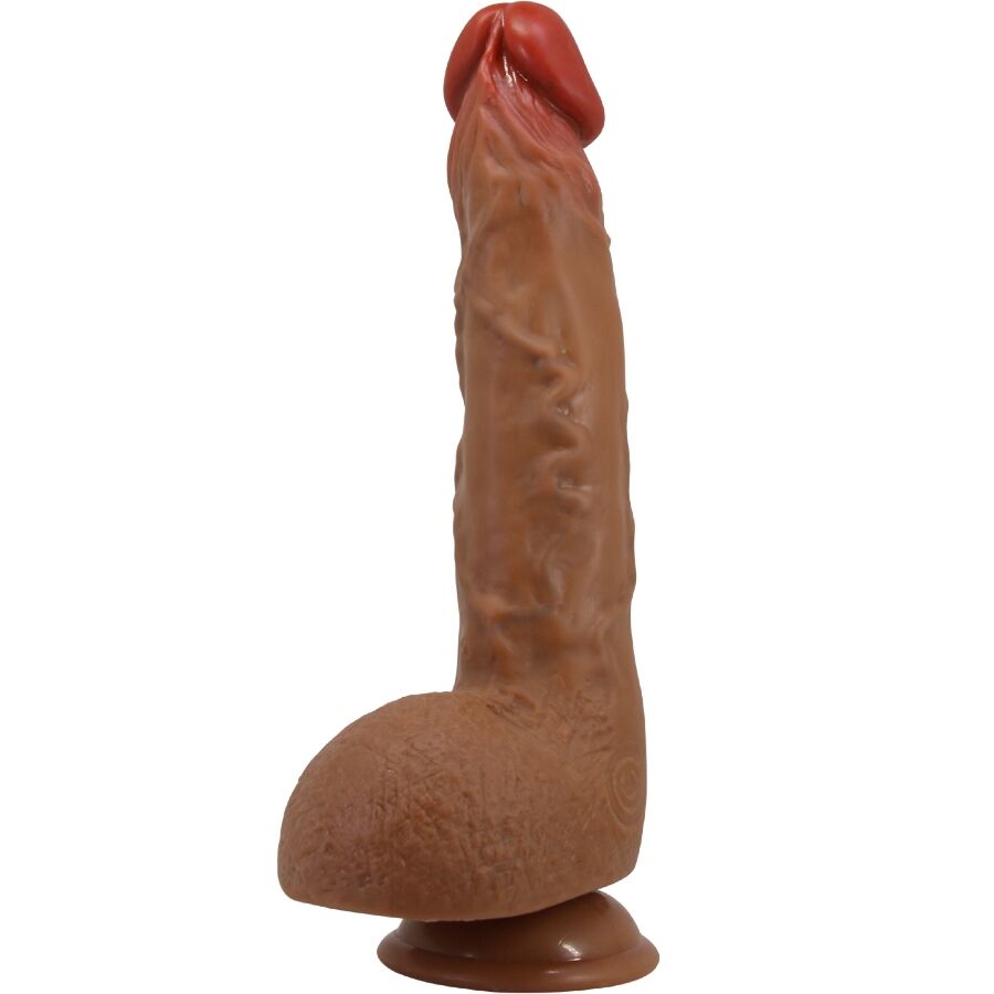 BAILE - BEAUTIFUL WILKS VIBRADOR REALÍSTICO DE 5 CONFIGURACIONES 25 CM MULATO - Imagen 7