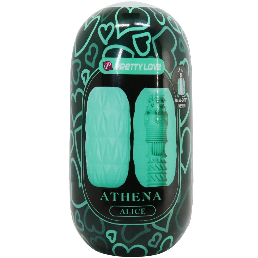 PRETTY LOVE - ATHENA ALICE MASTURBADOR MASCULINO TURQUESA - Imagen 8