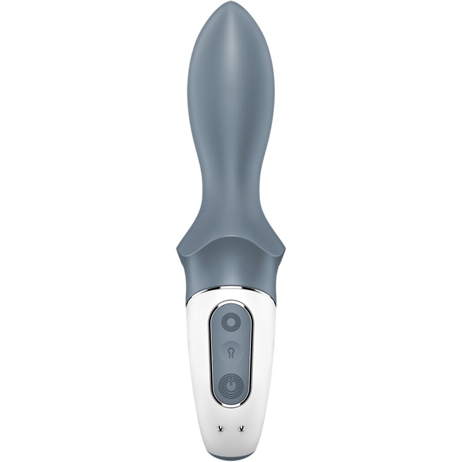 SATISFYER - AIR PUMP BOOTY 1 VIBRADOR INFLABLE ANAL GRIS - Imagen 3