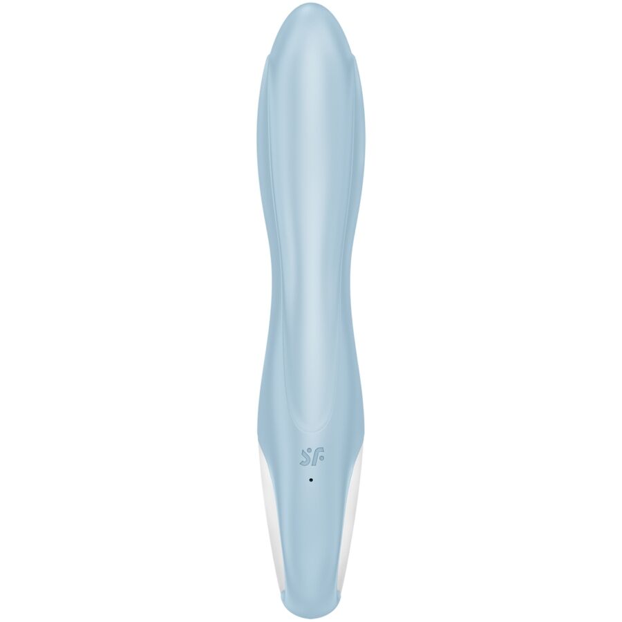 SATISFYER - AIR PUMP BUNNY 1 VIBRADOR INFLABLE RABBIT AZUL - Imagen 5