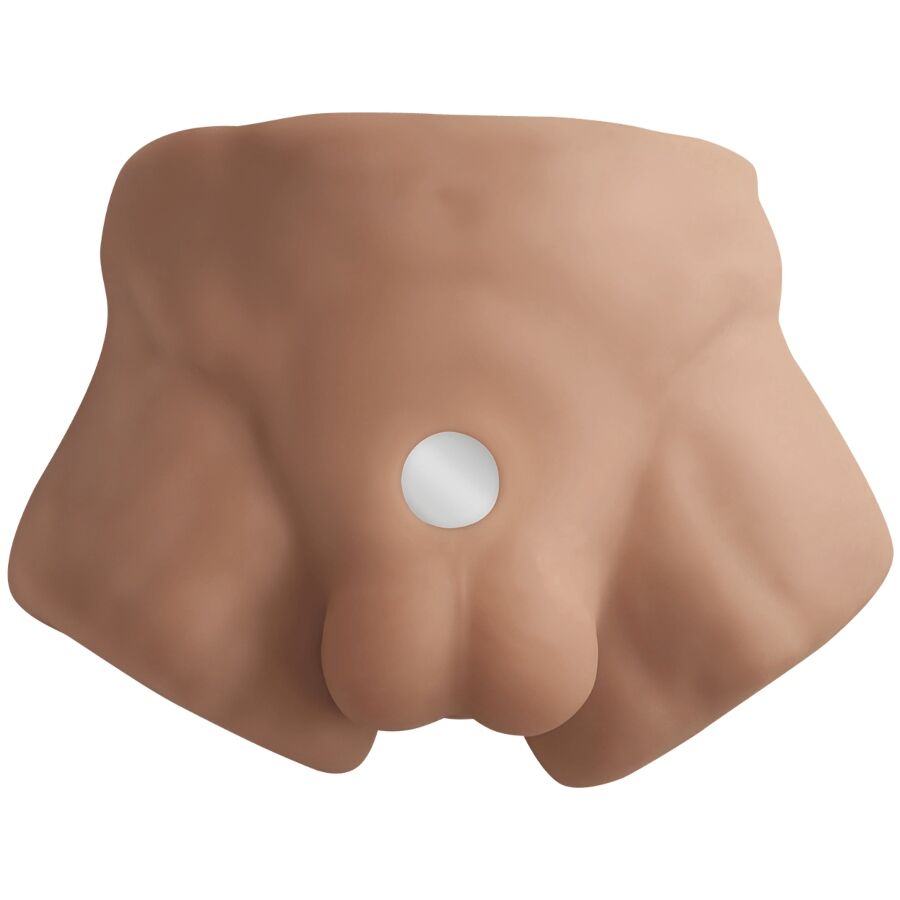 SILEXD - APOLLO S TORSO BAJO REALÍSTICO MASCULINO CARAMELO - Imagen 3
