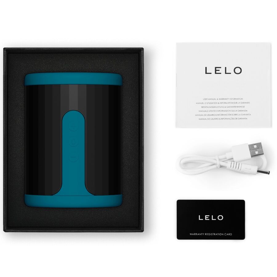 LELO - F2S ™ TEAL MASTURBADOR MASCULINO AZUL - Imagen 10