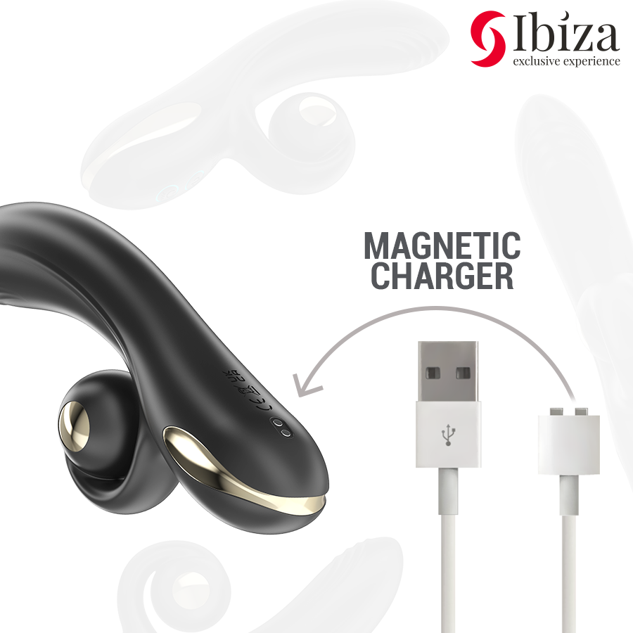 IBIZA - VIBRADOR TWISTER CON ESTIMULADOR CURVE Y VIBRO-ROTACIÓN - Imagen 6