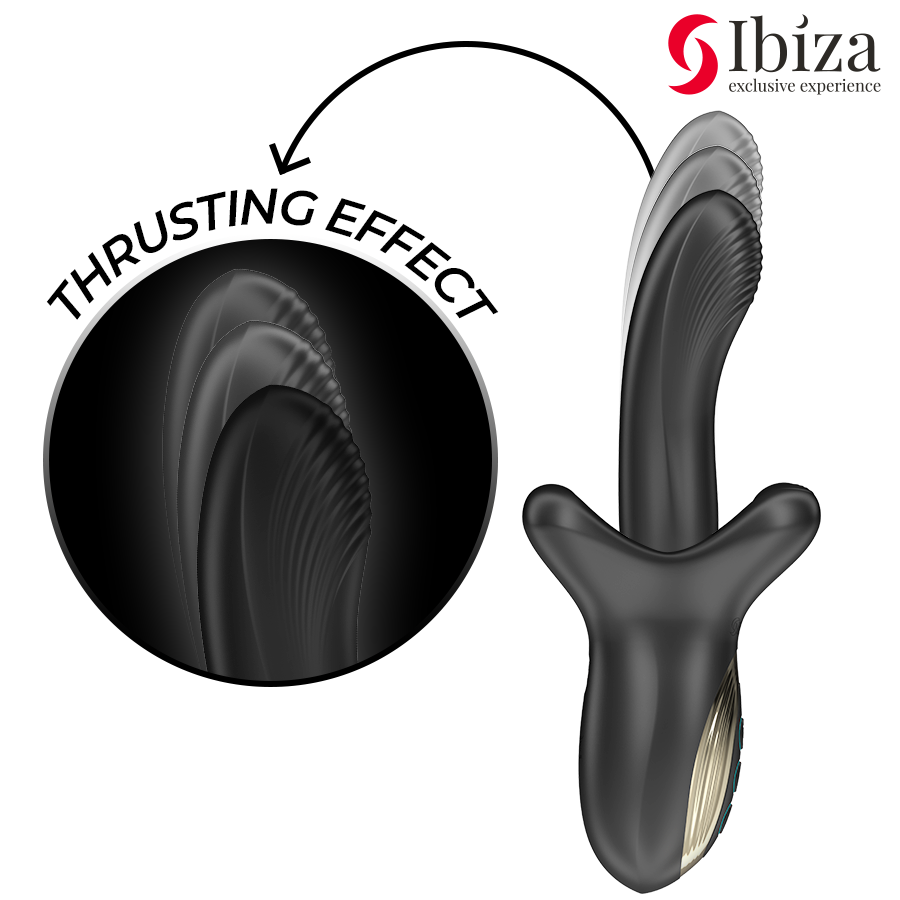 IBIZA - POTENTE VIBRADOR EFECTO THRUSTING Y BITING - Imagen 5
