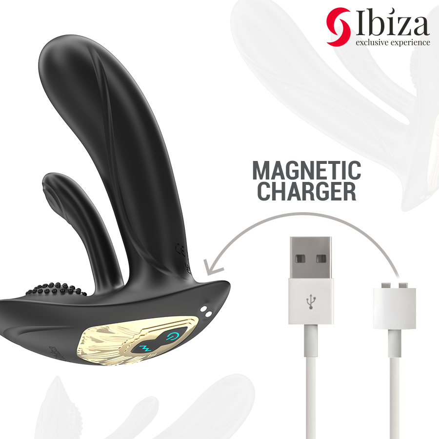 IBIZA - VIBRADOR WEARABLE CON ESTIMULACIÓN PUNTO-G Y CLÍTORIS CON CONTROL REMOTO - Imagen 6