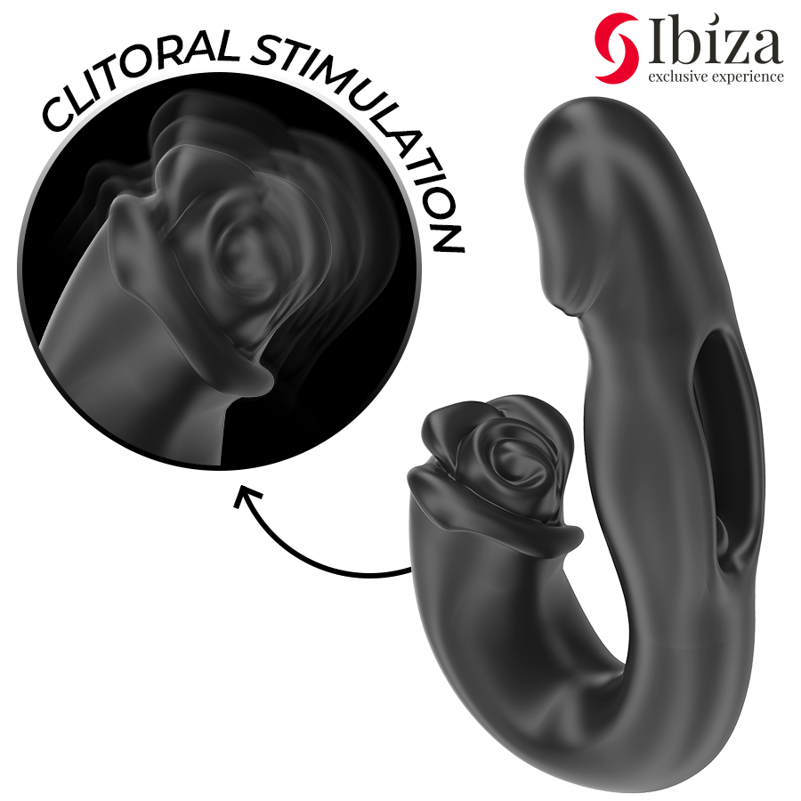 IBIZA - ROSE VIBRADOR EFECTO OSCILANTE Y ESTIMULADOR CLÍTORIS - Imagen 4