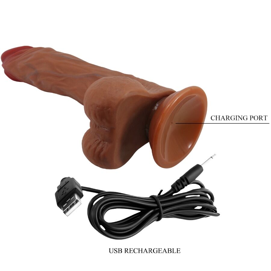 BAILE - CALISTO DILDO REALÍSTICO 25 CM NATURAL - Imagen 7