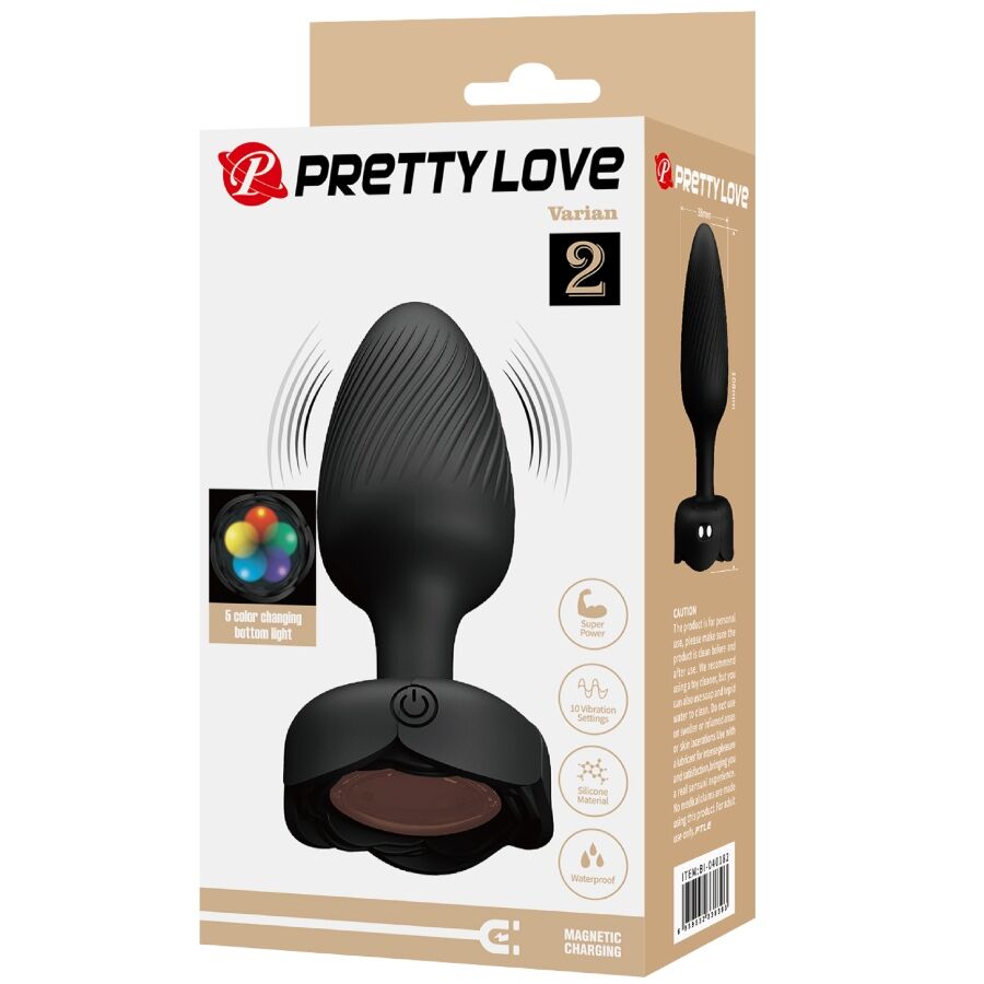 PRETTY LOVE - VARIAN PLUG ANAL CON LUZ LED 10.8 CM - Imagen 9