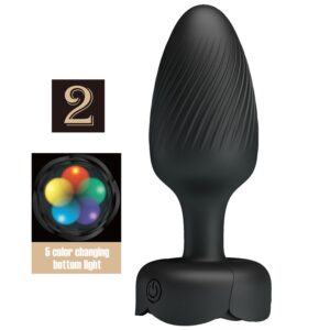 PRETTY LOVE - VARIAN PLUG ANAL CON LUZ LED 10.8 CM