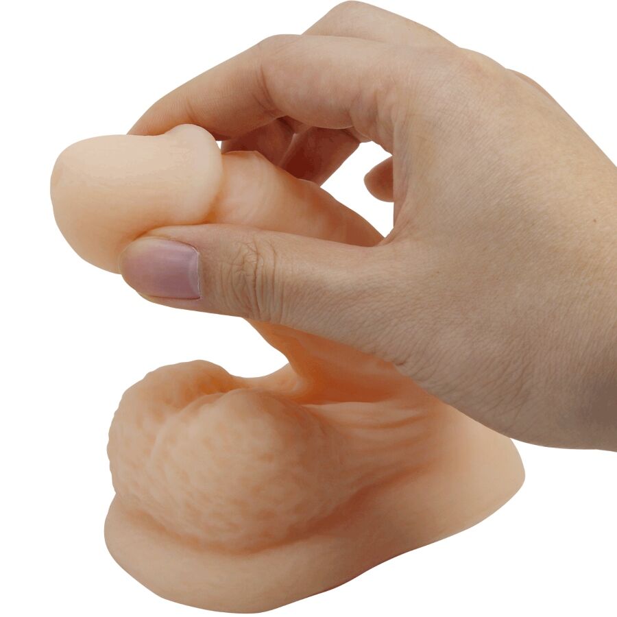 PRETTY LOVE - WILDON DILDO ULTRA REALÍSTICO Y ELÁSTICO 10 CM NATURAL - Imagen 6