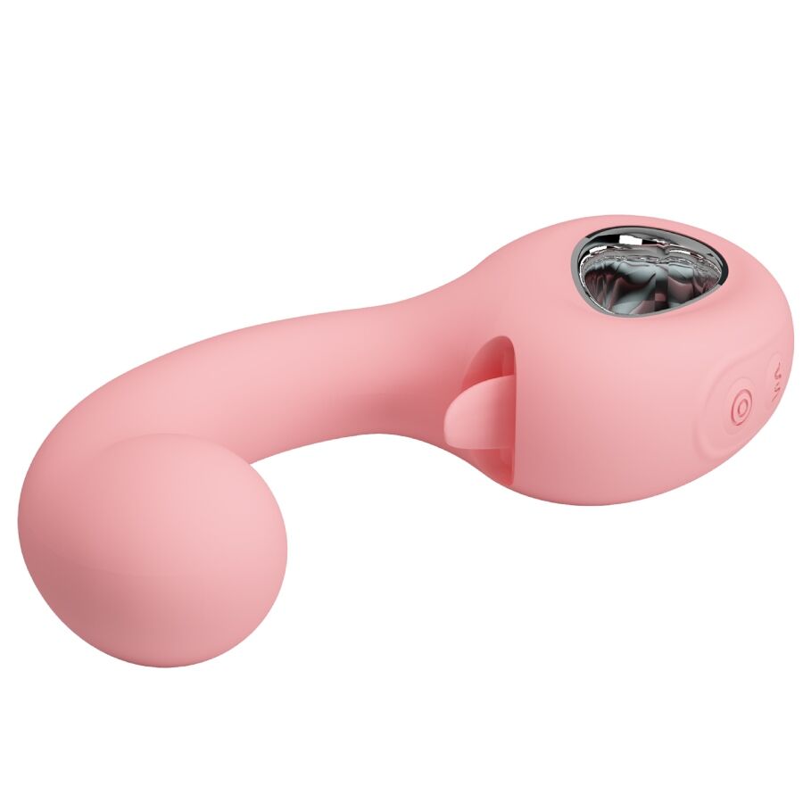 PRETTY LOVE - ERYNNYES VIBRADOR PUNTO G + ESTIMULADOR CLÍTORIS 10 VIBRACIONES ROSA - Imagen 5