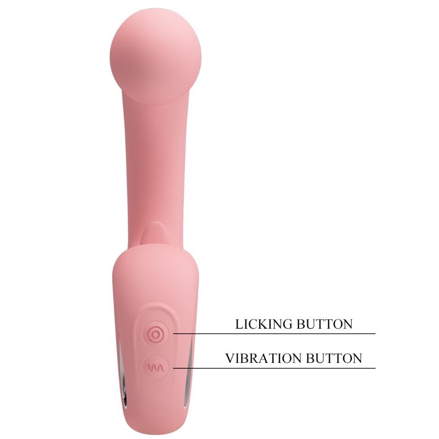 PRETTY LOVE - ERYNNYES VIBRADOR PUNTO G + ESTIMULADOR CLÍTORIS 10 VIBRACIONES ROSA - Imagen 9