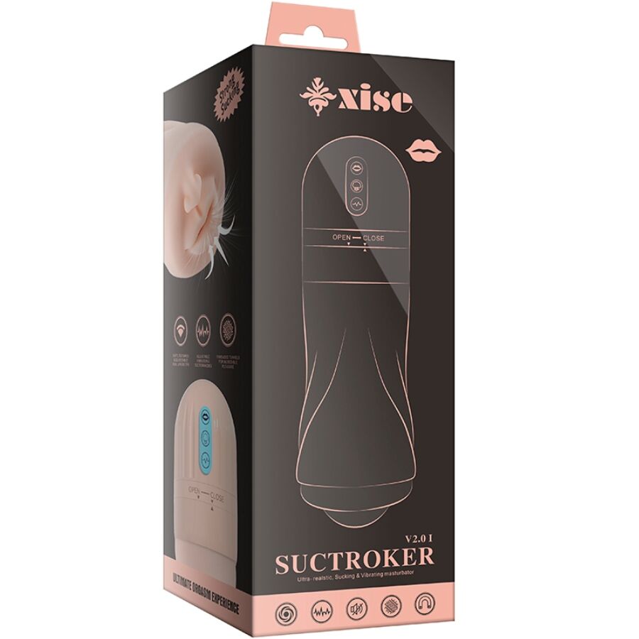 XISE - SUCTROKER V2.0 I MASTURBADOR BOCA CON VIBRACIÓN - Imagen 9