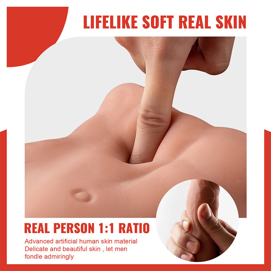 XISE - BERTLETT DILDO ASS MASTURBADOR DILDO Y ANO REALÍSTICO POSICIÓN FRONTAL CON THRUSTING 18 CM - Imagen 4