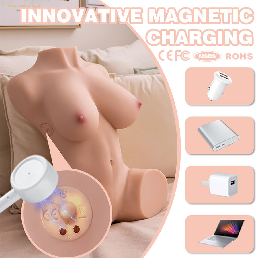 XISE - DANIA THRUSTING TORSO REALÍSTICO CON VIBRACIÓN FEMENINO 52 CM - Imagen 8