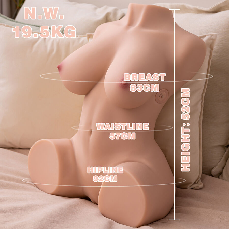 XISE - DANIA THRUSTING TORSO REALÍSTICO CON VIBRACIÓN FEMENINO 52 CM - Imagen 12