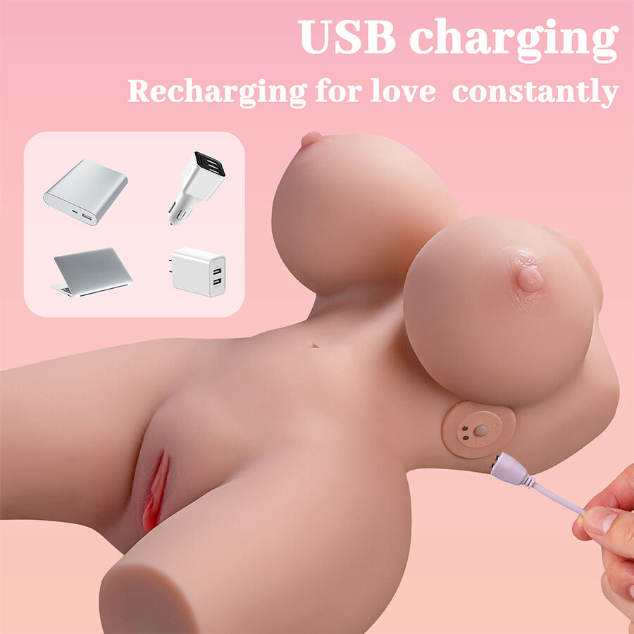 XISE - FRIEDA TORSO REALÍSTICO FEMENINO CON VIBRACIÓN 36 CM - Imagen 14