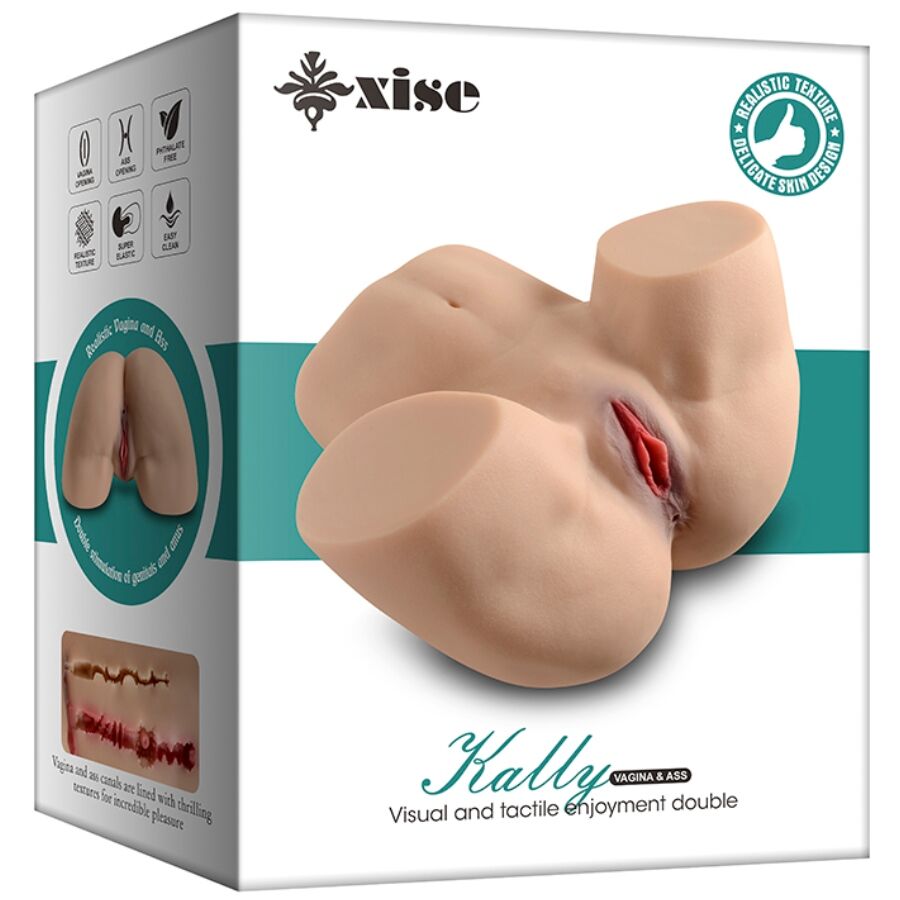 XISE - KALLY MASTURBADOR VAGINA Y ANO REALÍSTICO MULTIPOSICIÓN - Imagen 6
