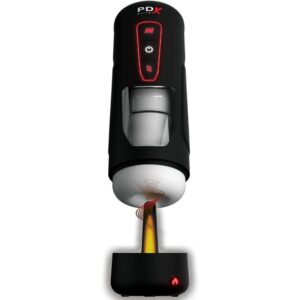 PDX ELITE - MILK ME HOTTER MASTURBADOR AUTOMÁTICO CON THRUSTING Y VIBRACIÓN EFECTO CALOR
