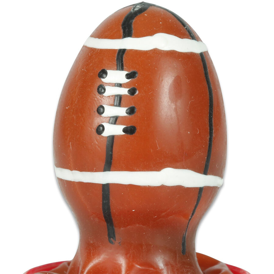 CONDOMERIE - PRESERVATIVO DECORATIVO PINTADO A MANO PELOTA DE RUGBY - Imagen 4