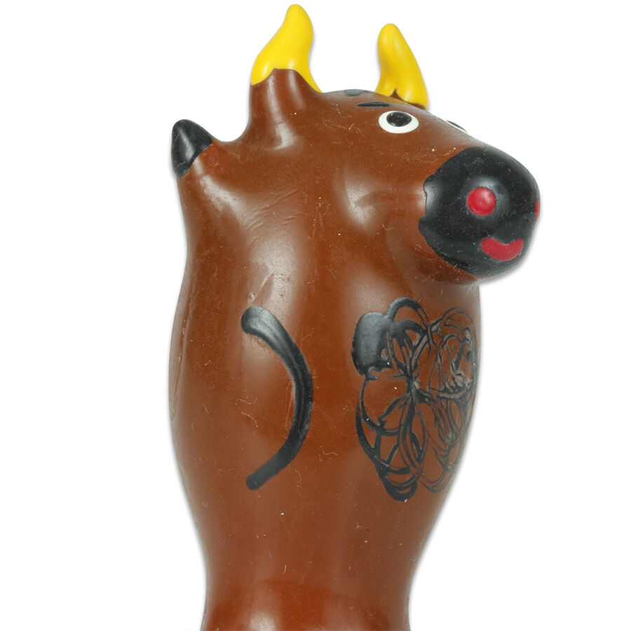 CONDOMERIE - PRESERVATIVO DECORATIVO PINTADO A MANO TORO MODELO 1 - Imagen 3