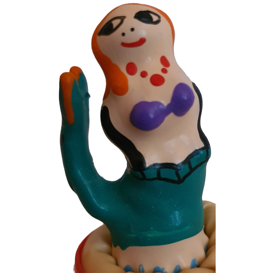 CONDOMERIE - PRESERVATIVO DECORATIVO PINTADO A MANO SIRENA