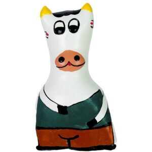 CONDOMERIE - PRESERVATIVO DECORATIVO PINTADO A MANO VACA MODELO XL