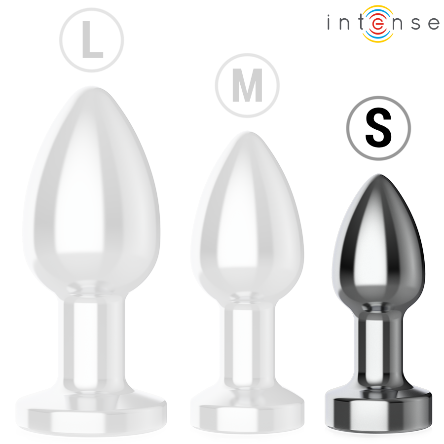 INTENSE - PLUG ANAL 10 VIBRACIONES METAL CON CONTROL REMOTO S - Imagen 6