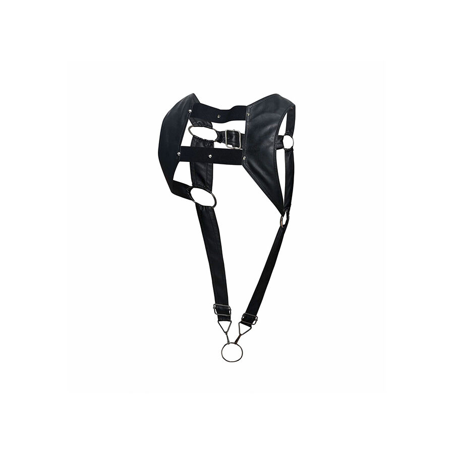 MOB - DNGEON ARNÉS NEGRO CON ANILLO SUPERIOR PARA EL PENE TALLA ÚNICA - Imagen 7