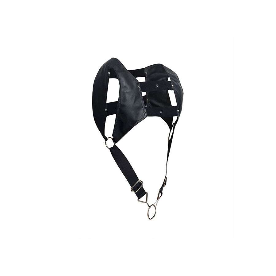 MOB - DNGEON ARNÉS NEGRO CON ANILLO SUPERIOR PARA EL PENE TALLA ÚNICA - Imagen 8