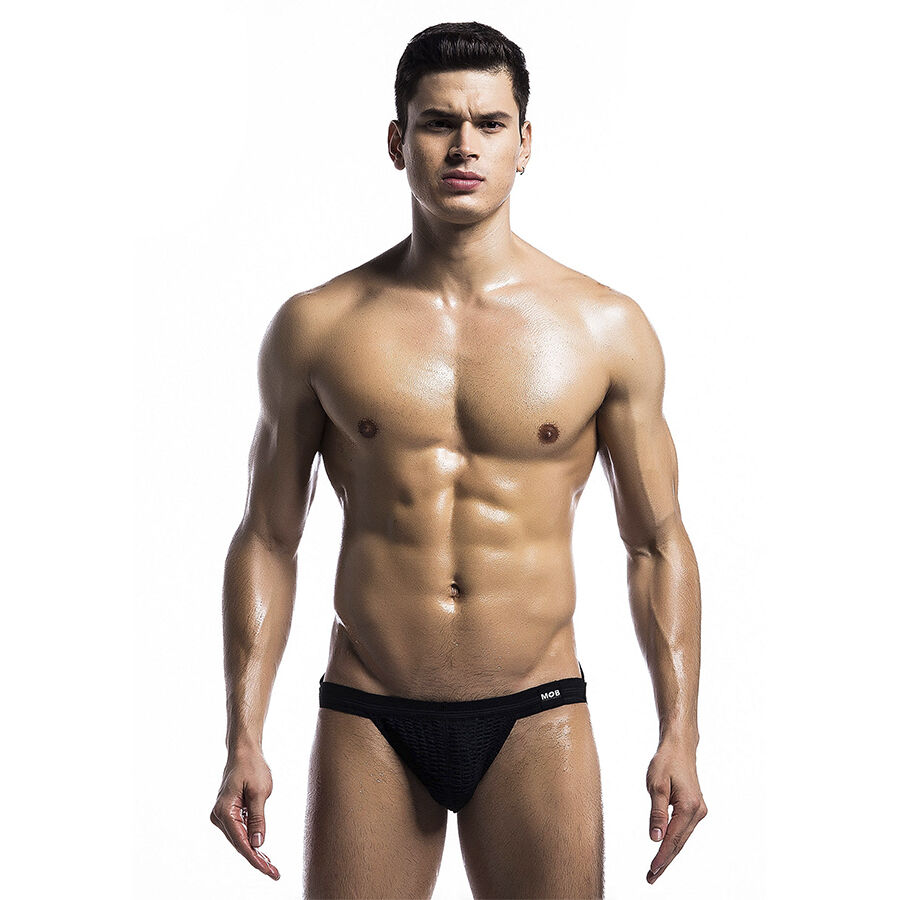 MOB - BAÑADOR FETISH JOCKSTRAP NEGRO TALLA XL