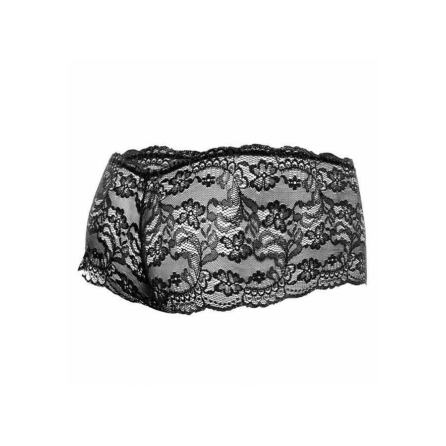 MOB - BOXER ENCAJE NEGRO TALLA S/M - Imagen 5