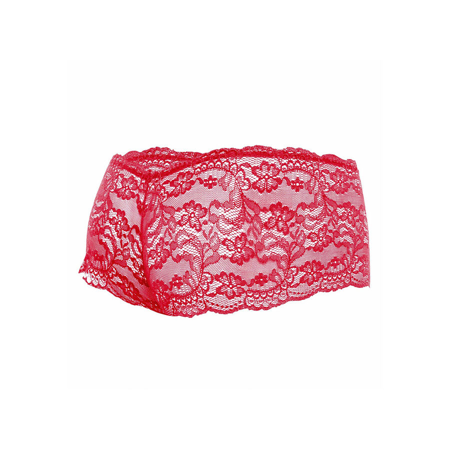 MOB - BOXER ENCAJE ROJO TALLA S/M - Imagen 5