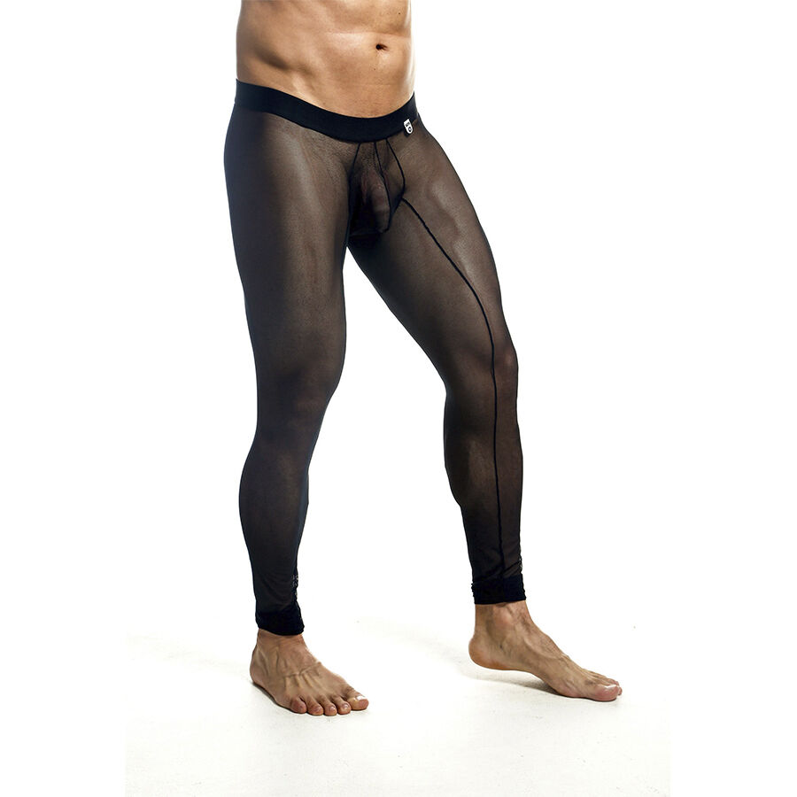 MOB - MEDIAS DE MALLAS TRANSPARENTES NEGRAS TALLA XL - Imagen 3