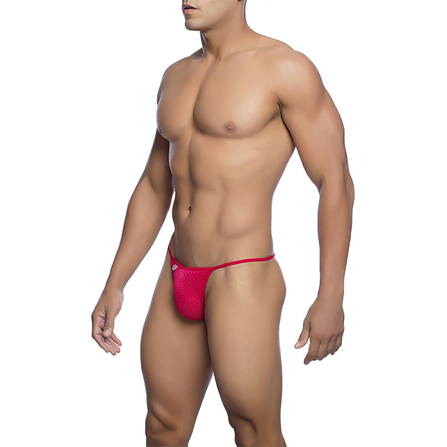 MOB - V-STRING DE MICROFIBRA ROJA TALLA S/M - Imagen 2