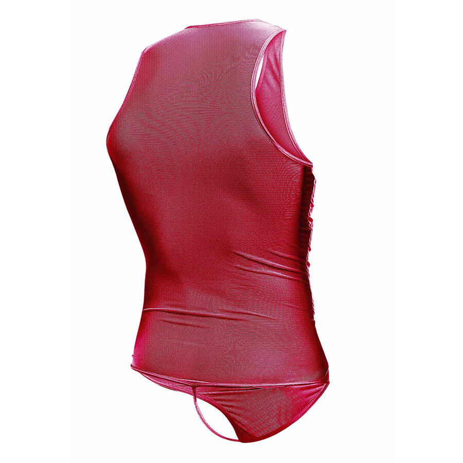 MOB - BODYSHEER TRANSPARTE ROJO TALLA S/M - Imagen 6