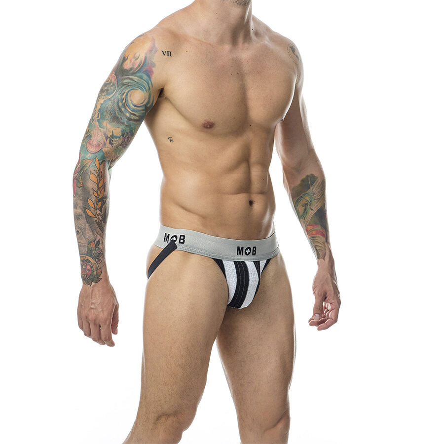 MOB - JOCK CLASICO STRIPE BLANCO TALLA XXL - Imagen 3