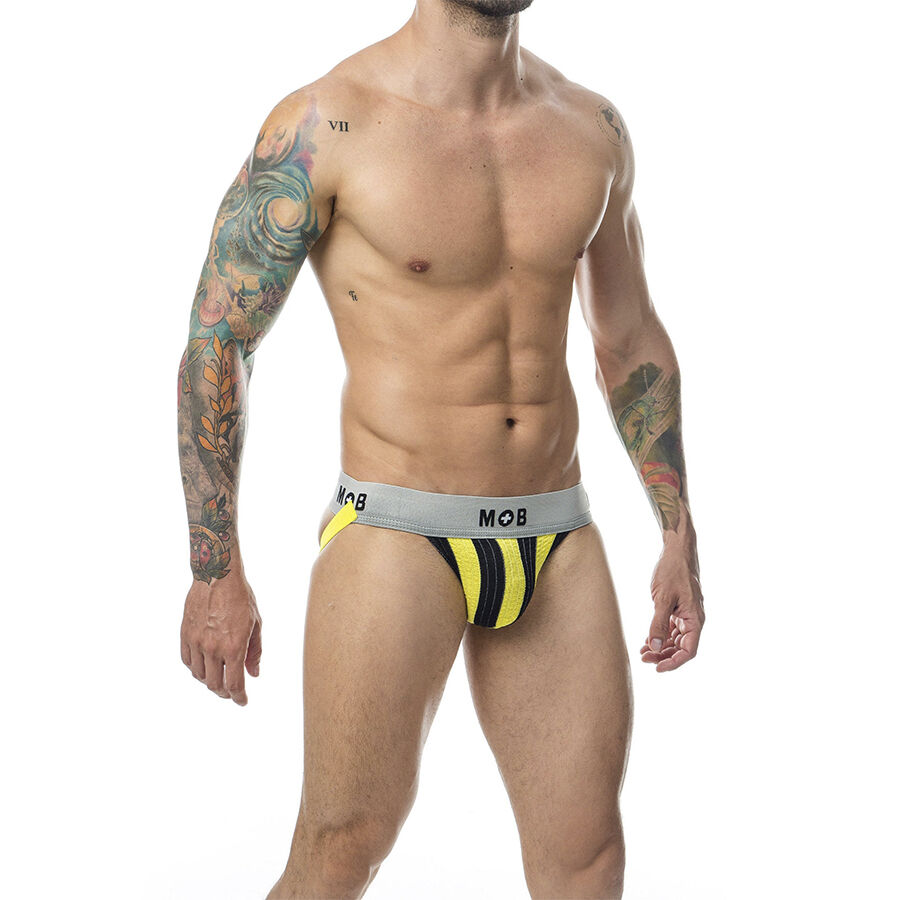 MOB - JOCK CLASICO STRIPE AMARILLO TALLA XL - Imagen 3
