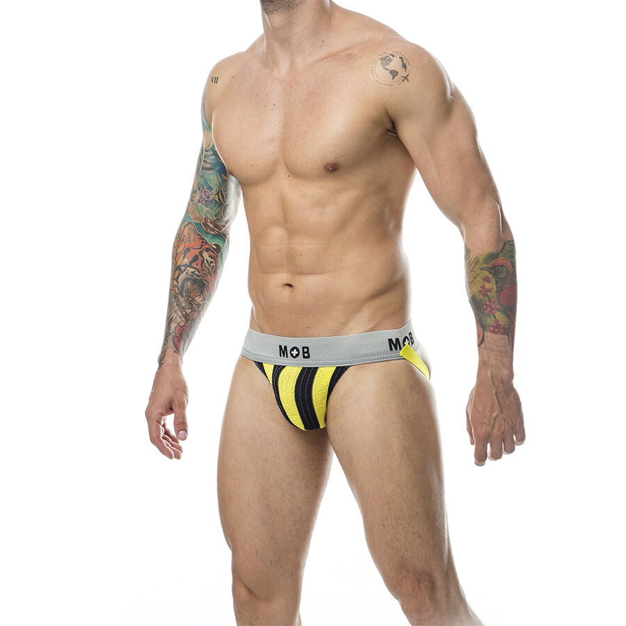 MOB - JOCK CLASICO STRIPE AMARILLO TALLA XXL - Imagen 2