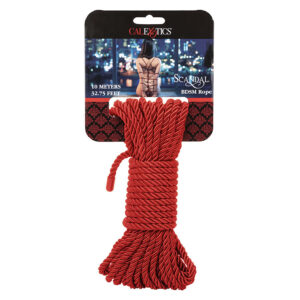 CALEXOTICS - SCANDAL CUERDA BDSM ROJA 10 M