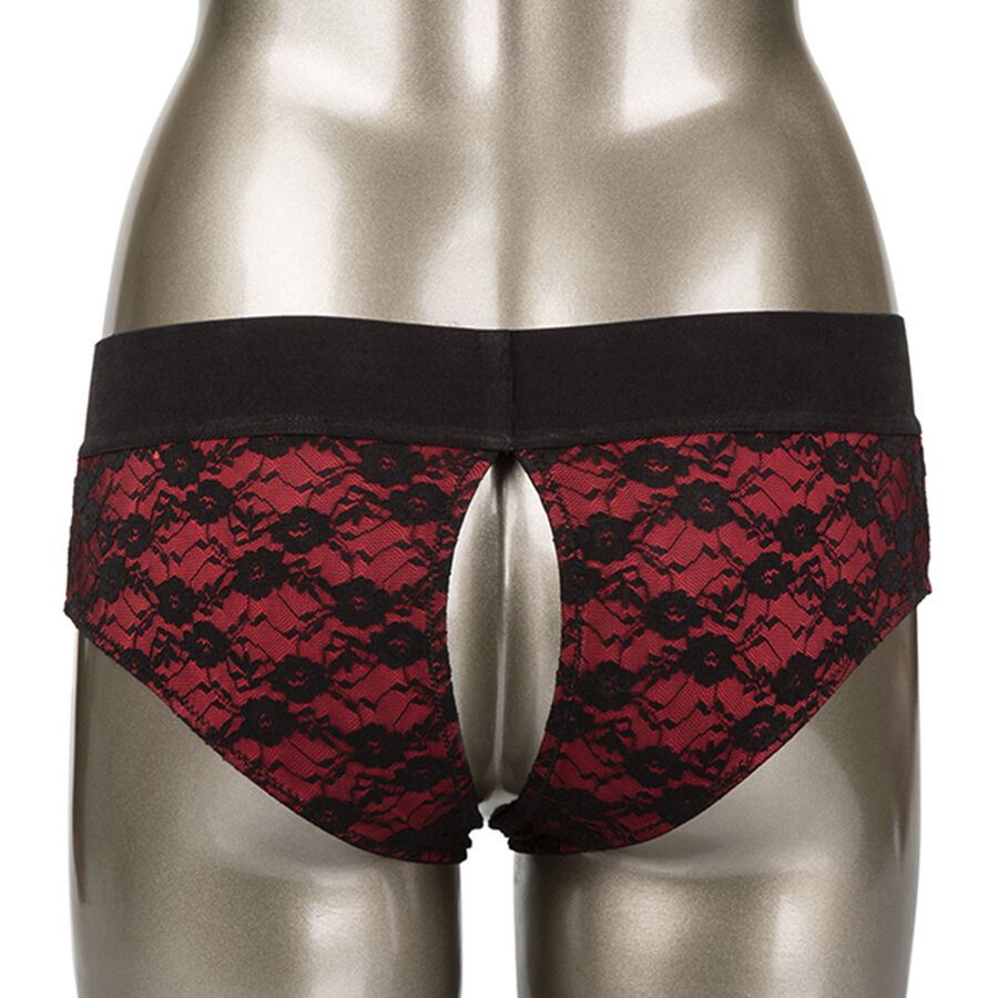 CALEXOTICS - SCANDAL SET DE BRAGUITAS SIN ENTREPIERNAS CON DILDO TALLA S/M - Imagen 5