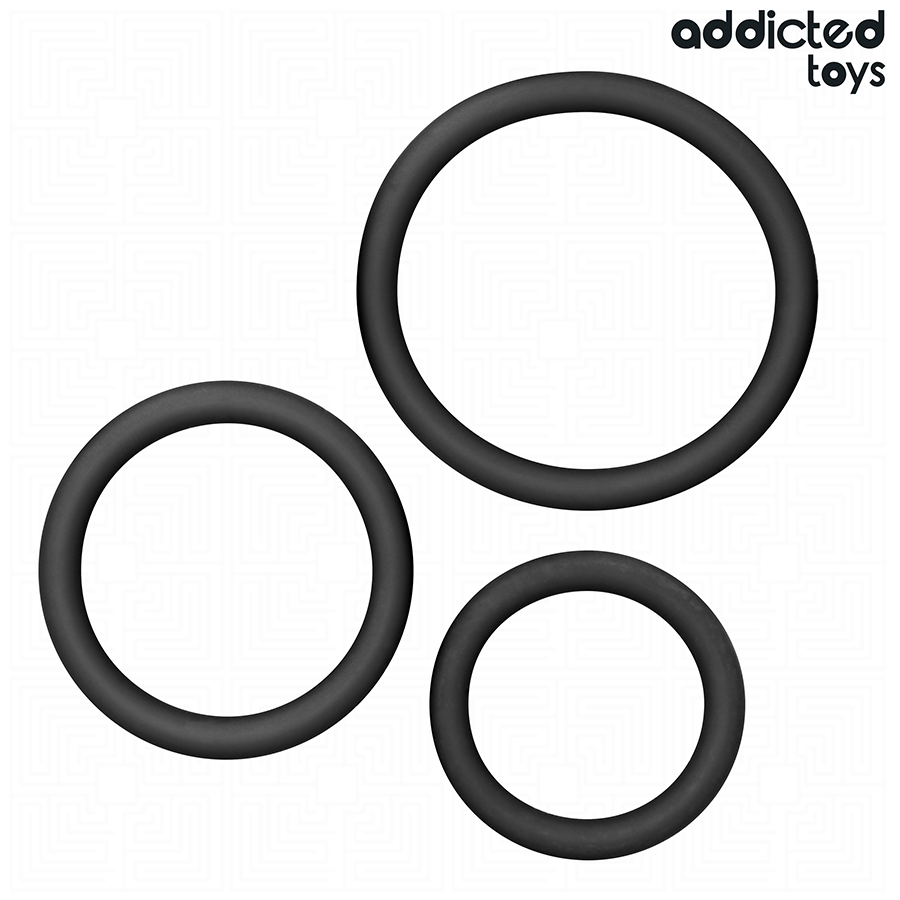 ADDICTED TOYS - SET DE ANILLOS SILICONA MODELO 2 - Imagen 5