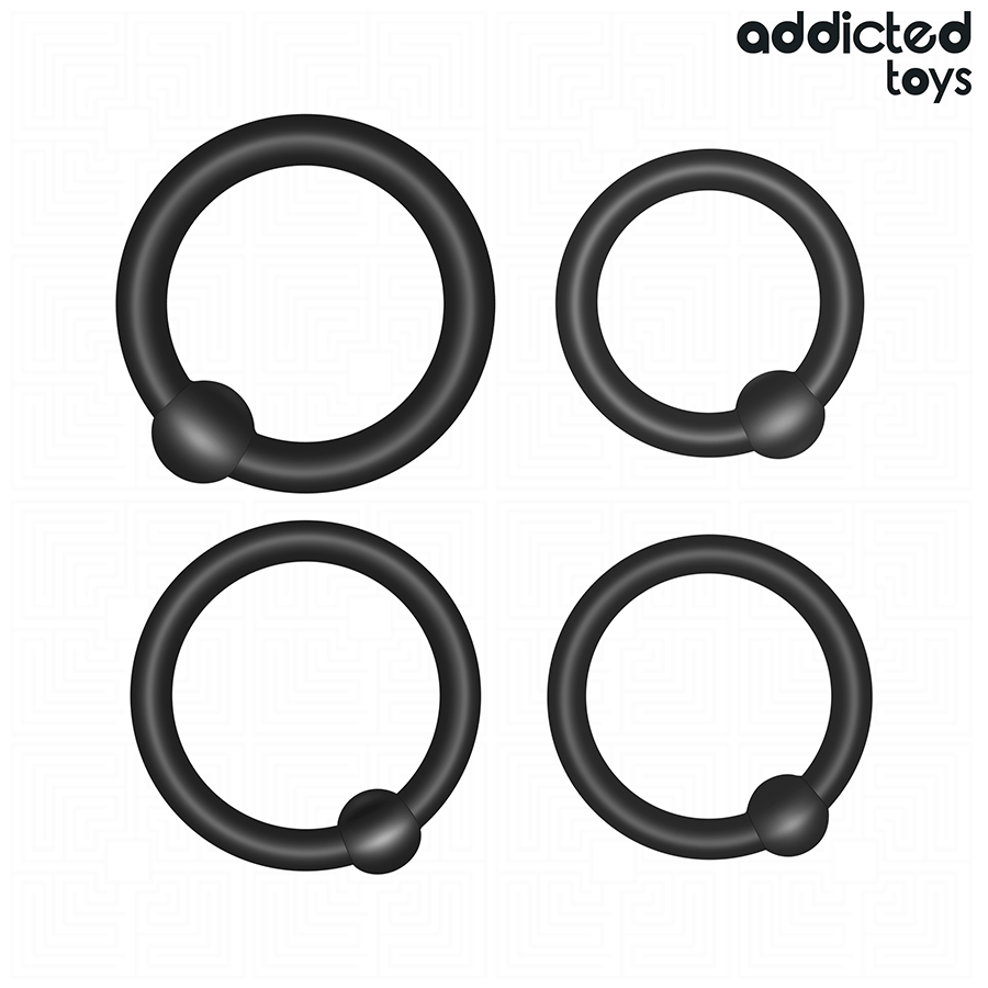 ADDICTED TOYS - SET ANILLOS SILICONA DE PRESIÓN - Imagen 5